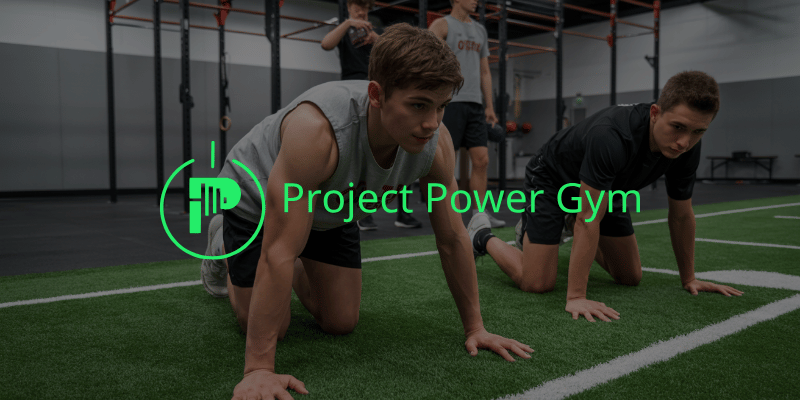 Teen athletes training with strength and agility drills at Project Power Gym in O’Fallon MO under supervised coaching environment